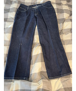 Venezia Jeans Clothing Women’s Wide-Leg Jeans Size 20 Petite Dark 100% C... - $11.64