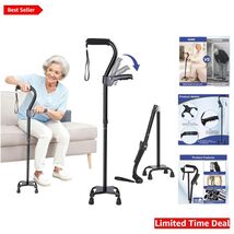 Lightweight Stand Assist Aid for Seniors - Ergonomic 4-Pronged Cane 32-38'' - $86.08