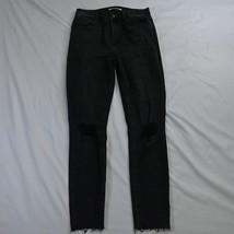 Pacsun 26 High Rise Jegging Washed Black Destroyed Stretch Denim Jeans - £11.95 GBP