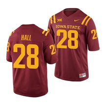 Breece Hall Iowa State Cyclones 28 Red Football Jersey - £39.20 GBP