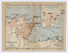 1926 Original Vintage City Map Of Dinard SAINT-ENOGAT / Bretagne Brittany France - £16.94 GBP