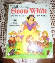 Golden Book -Walt Disney -Snow White &amp; the Seven Dwarfs-1974 - $7.50