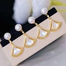 Centre of the Universe Freshwater Pearls Earrings H20224810 - £47.36 GBP