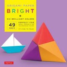 Origami Paper - Bright Colors - 6 - 49 Sheets: Tuttle Origami Paper: Origami She - £3.59 GBP