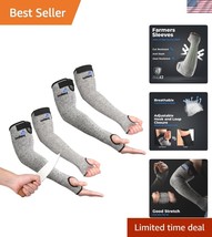 Versatile Cut-Resistant Arm Guards - 2 Pairs with Thumb Hole for Ultimat... - $42.00