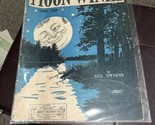 Moon Winks Sheet Music Large Format George Stevens Waltz Arnett Delonais... - $14.85
