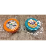 2 Vintage Mighty Ducks Walt Disney Animated Series Promo Puck w/ 8 Stick... - $30.75 CAD