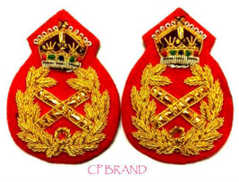 New UK British Army Field Marshal General Uniform Rank Badge KING Crown ... - $29.70