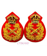 New UK British Army Field Marshal General Uniform Rank Badge KING Crown ... - £23.71 GBP