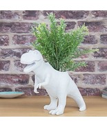Tyrannosaurus Rex T-Rex Dinosaur Ceramic Planter Plant Pot Vase 6.7&quot; H W... - $546.51 MXN