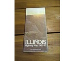 Vintage 1981-82 Illinois Highway Map - £18.56 GBP
