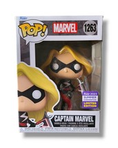 New Funko POP! Marvel #1263 &quot;Captain Marvel&quot; Vinyl Bobble-Head - 2023 Su... - £15.67 GBP