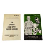 1970s Soldier&#39;s Basic Combat Training PAM 350-43 &amp; Equipment Care &amp; Use ... - $17.50