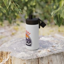 Stainless steel water bottle sports lid durable and stylish for hydration on the go thumb200