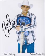 Signed BRAD Paisely Autographed Photo with COA  Arista / Nashville Promo - £78.62 GBP