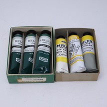 Vtg New Old Stock Artist Oil Color Paint Tubes Weber Malfa Bellini &amp; More R - £68.41 GBP