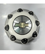 CHEVROLET 8 LUG SILVER CENTER CAP MINOR WEAR P/N 15052370 GENUINE OEM US... - $24.40 CAD