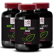 Smooth Finish - GRAY HAIR COMPLEX - Stinging Nettle Refinement 3 Bottles 18 - £40.42 GBP