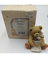 1992 Enesco Cherished Teddies &quot;Color Me Five&quot; #911291 Coloring Book School  - €14,17 EUR