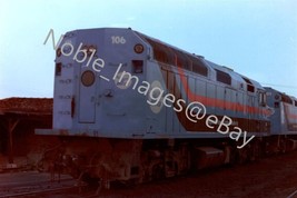 RTA 106 109 F40PH Locomotive Chicago Area 1 Color Negative 1970s - £3.55 GBP