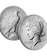 2024-P Peace Dollar – Uncirculated – 99.9% Fine Silver – OGP – COA – Low... - $142.50