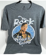 Spencer’s The Rock “The Peoples Champ” WWE T- Shirt Small M Gray Short S... - $13.56