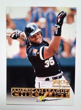 1995 Select Certified Checklist #2 Frank Thomas White Sox Baseall Card - £1.48 GBP