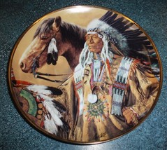 Pride Of The Sioux Collector Plate by Paul Calle The Franklin Mint - GIFT! - $10.66