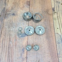 1963 Oldsmobile Cutlass F85 Chrome Radio Selector Tone Knobs Bezels Nuts... - $70.17