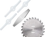 Replacement Grass Trimmer Blade Heads, Lawn Mower Brush Cutter Blades, Weed - $40.97