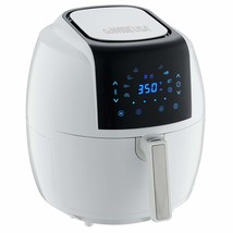 GoWISE USA XL 8-in-1 Digital Air Fryer with Recipe Book, 5.8-Qt, White - £85.04 GBP