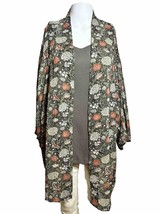New Anthropologie Andersen &amp; Lauth Kimono Cover Up Floral Topper ONE SIZE - AC - £27.13 GBP