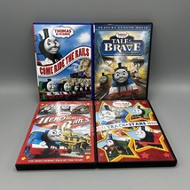 Lot of 4 Thomas &amp; Friends DVD Ultimate Christmas, Ride the Rails, Tale of  Brave - £19.83 GBP