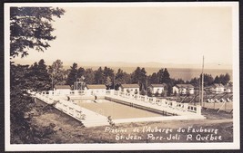 St. Jean Port-Joli, Quebec, Canada RPPC - Piseine de L&#39;Auberge du Faubourg - $228.88 MXN