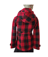American Rag Winter Coat Junior Size Small Buffalo Plaid Toggle Buttons ... - £18.90 GBP