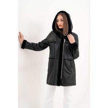 Vinci The Belluna Black Shearling Women Jacket image 15