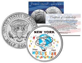 World&#39;s Fair 1964 1965 New York * 50th Anniversary * 2014 Jfk Half Dollar Coin - £6.68 GBP