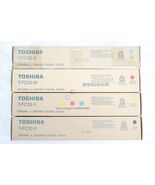 4 Genuine Toshiba e-STUDIO 2040C,2540C,3040C,3540C,4540C T-FC25 CMYK Toners - $207.90