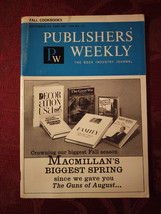 Publishers Weekly Book Trade Journal Magazine September 13 1965 Macmillan - £13.02 GBP