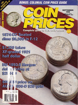 COIN PRICES Magazine September 1998 - $3.95