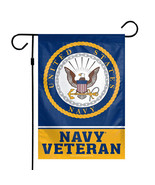 US Navy Flag 12x18 Garden Style 2 Sided Veteran Design - €37,09 EUR