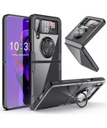 For Galaxy Z Flip 4 Case with Kickstand Built-in 360° Rotate Ring Stand - £15.49 GBP