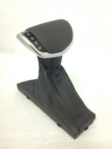 Cadillac CT6 2016-2018 black and silver shift knob with leather boot - $29.99