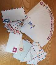 Lot of 35 Envelopes Stamped Embossed Unused Unstamped Airmail - $587.65 MXN