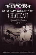 Jersey Shore&#39;s MIKE @ CHATEAU Nightclub Las Vegas Promo  Card - £1.53 GBP