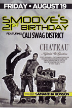 Cali Swag District&#39;s Smoove @ Chateau Nightclub Las Vegas Promo Card - £1.55 GBP