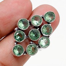 Green Amethyst Gemstone Handmade Fashion Ethnic Ring Jewelry 8.50&quot; SA 5772 - £5.10 GBP