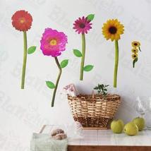 [Floral Print] Decorative Wall Stickers Appliques Decals Wall Decor Home... - $4.65