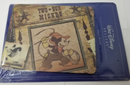 Two Gun Mickey Mouse Pad Walt Disney Gallery Sealed NOS - £18.30 GBP