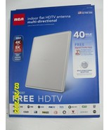 RCA Indoor Flat HDTV* Antenna Multi-Directional 40 Mile Range Free Signa... - $317.80 MXN
